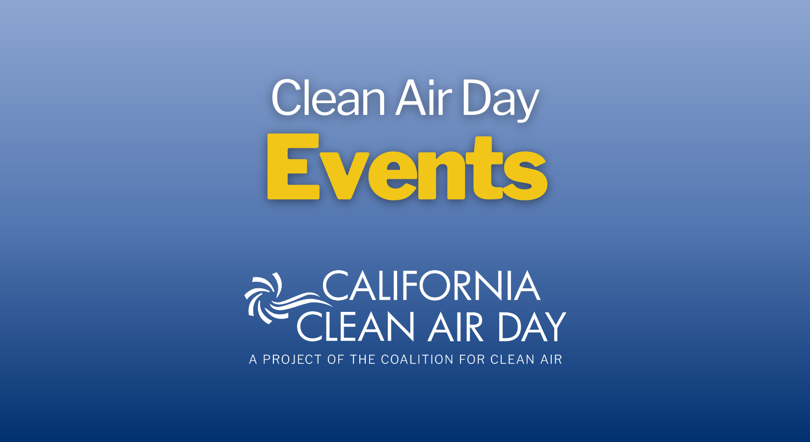 Events - California Clean Air Day